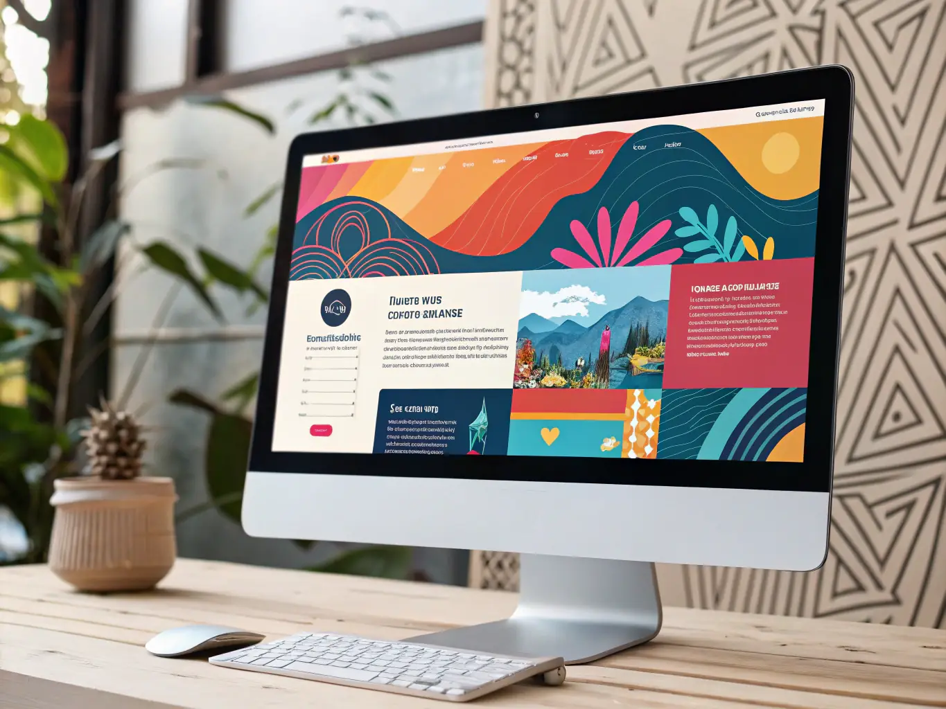 A modern and responsive website design created by Blue Print Design, showcasing a clean layout, intuitive navigation, and engaging visuals.